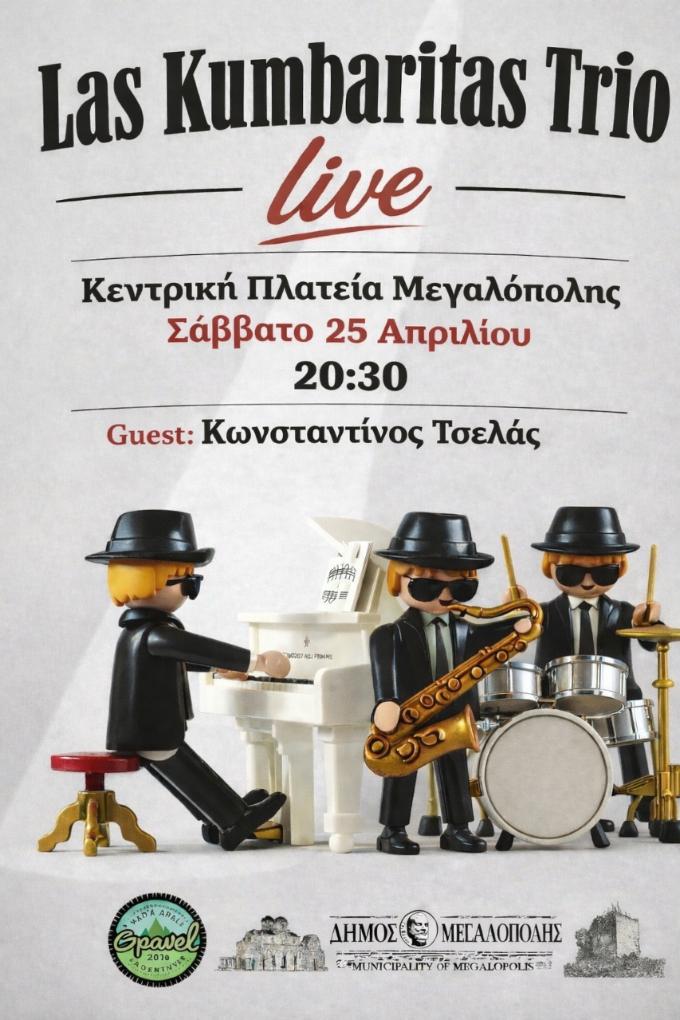 Poster for Las Kumbaritas Trio band
